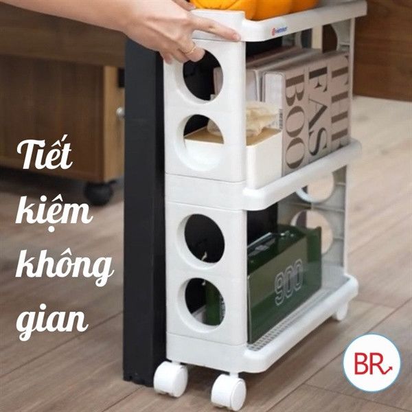KỆ KHE HẸP ĐA NĂNG 03 TẦNG VIỆT NHẬT